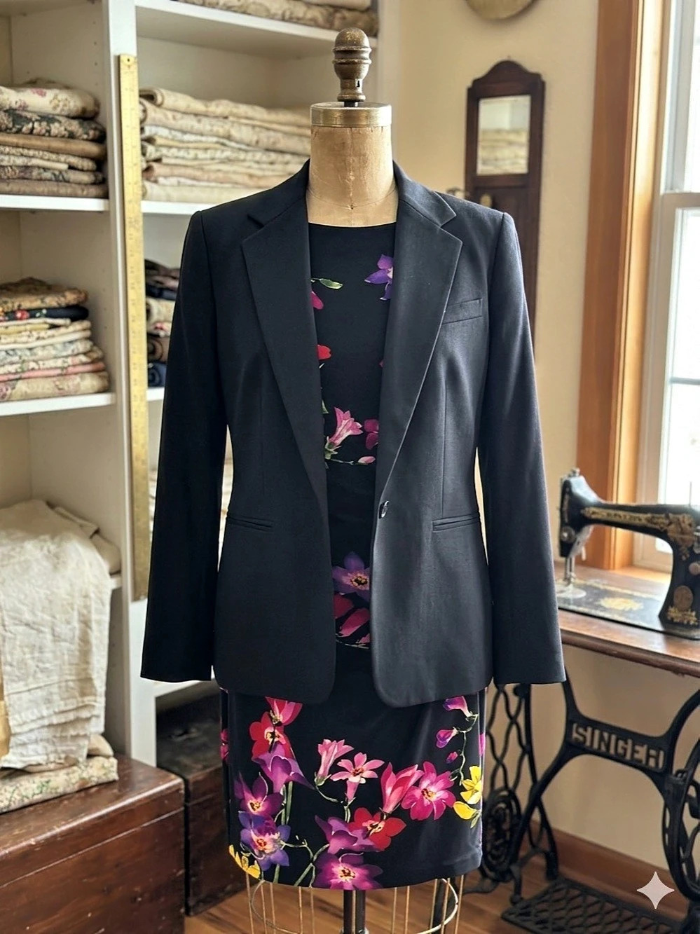 Lauren Ralph Lauren Women's Black Blazer Size 12 Like New